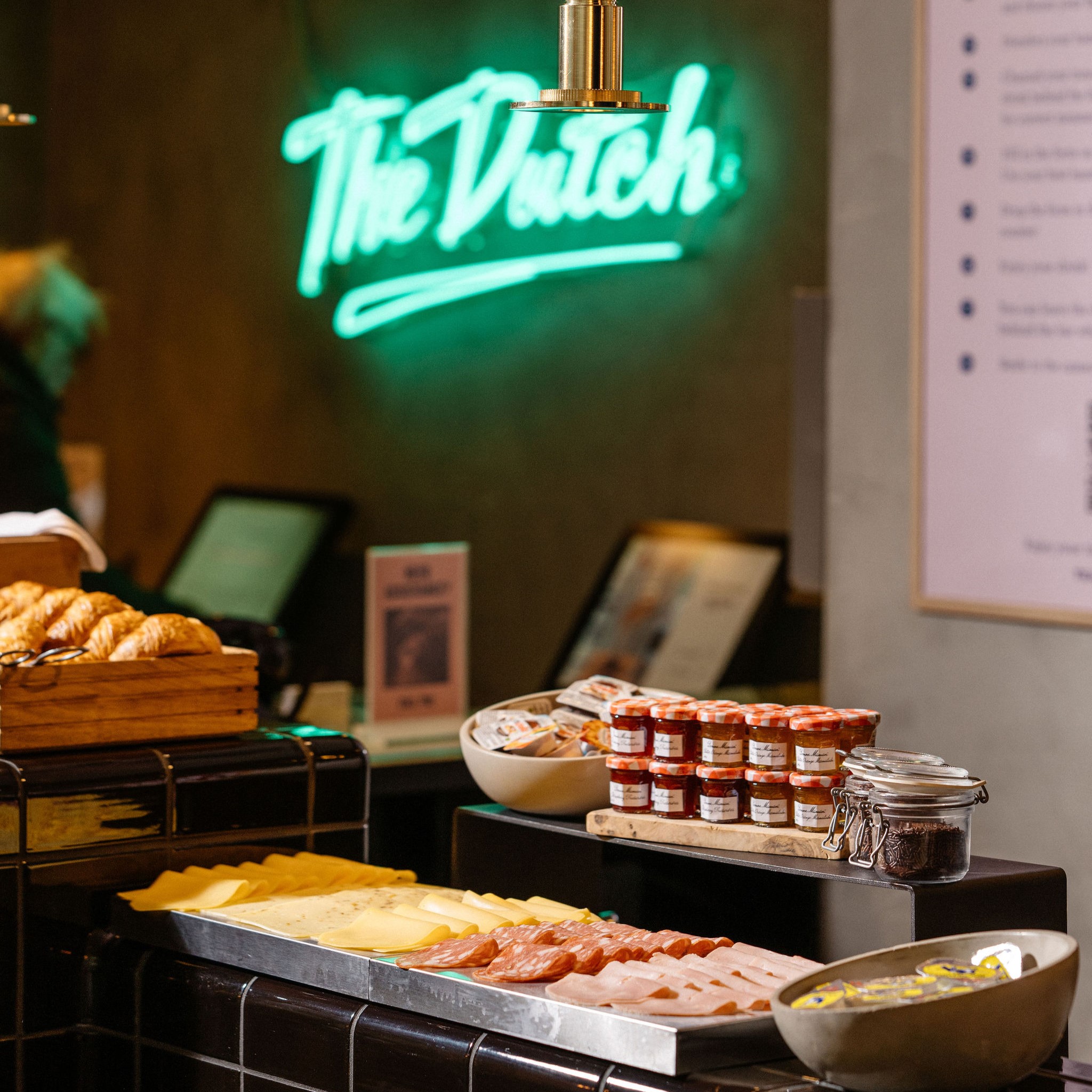 breakfast at designer hotel the Dutch